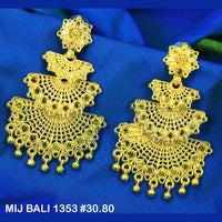 Mahavir Forming Gold Plated Dangler Earrings