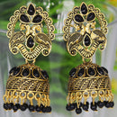 Mahavir Gold Plated Meenakari And Kundan Designer Jhumki Earrings
