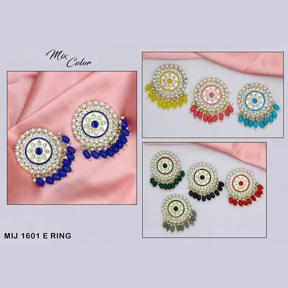 Mahavir Gold Plated Earrings