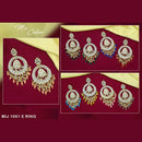 Mahavir Gold Plated Dangler Earrings