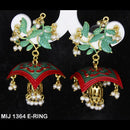 Mahavir Gold Plated Designer Dangler Earrings - MIJ 1364 E-RING