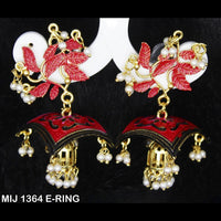 Mahavir Gold Plated Designer Dangler Earrings - MIJ 1364 E-RING