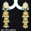 Mahavir Gold Plated Designer Jhumki Earrings - MIJ 1375 JUMKHI