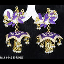Mahavir Gold Plated Designer Dangler Earrings - MIJ 1445 E-RING