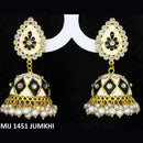 Mahavir Gold Plated Meenakari And Kundan Designer Jhumki Earrings - MIJ 1451 Jumkhi