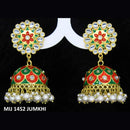 Mahavir Gold Plated Meenakari And Kundan Designer Jhumki Earrings - MIJ 1452 Jumkhi