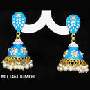 Mahavir Gold Plated Meenakari And Kundan Designer Jhumki Earrings - MIJ 1461 Jumkhi