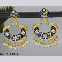 Mahavir Gold Plated Designer Dangler Earrings - MIJ 1512 BALI