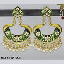 Mahavir Gold Plated Designer Dangler Earrings - MIJ 1512 BALI