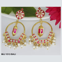 Mahavir Gold Plated Designer Dangler Earrings - MIJ 1513 BALI