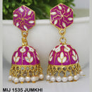 Mahavir Gold Plated Designer Jhumki Earrings - MIJ 1535 JUMKHI