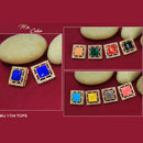 Mahavir Gold Plated Stud Earrings