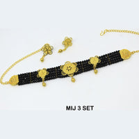 Mahavir Forming Gold Necklace Set - MIJ 3 SET