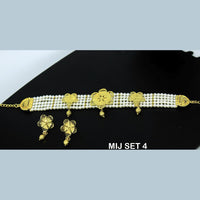 Mahavir Forming Gold Necklace Set - MIJ 4 SET