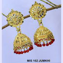Mahavir Dye Gold Jhumki Earrings