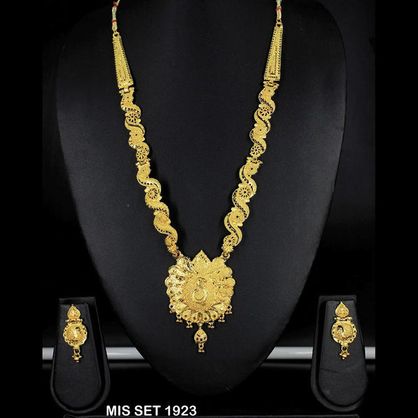 Mahavir Forming Gold Necklace Set - MIS SET 1923