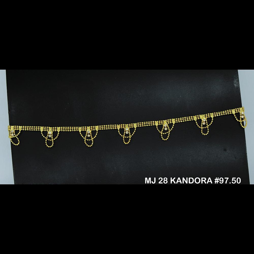 Mahavir Gold Plated Chain Kamarband - MJ 28 KANDORA