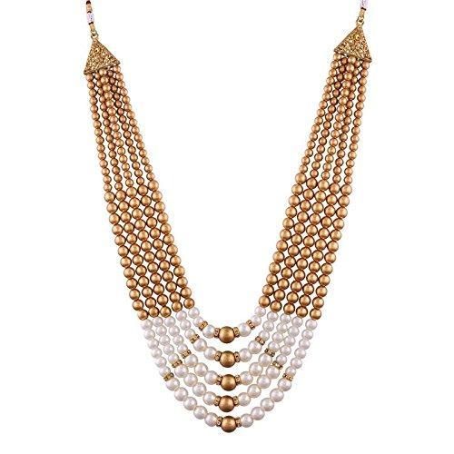Etnico Gold-Plated Groom Necklace For Men (Mlp12)