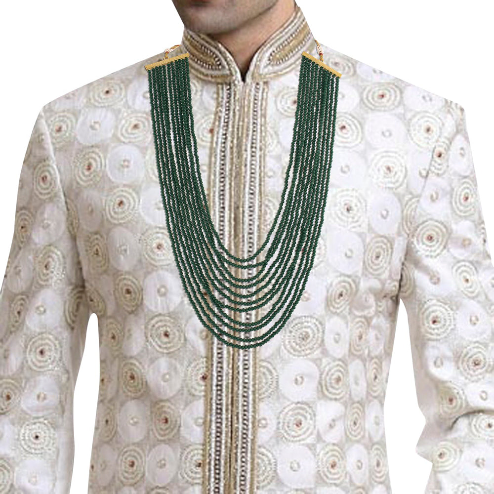 Etnico Layered Groom Necklace For Men (Mlp30G)