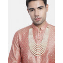 Etnico Gold-Plated Layered Groom Necklace For Men (Mlp34W)