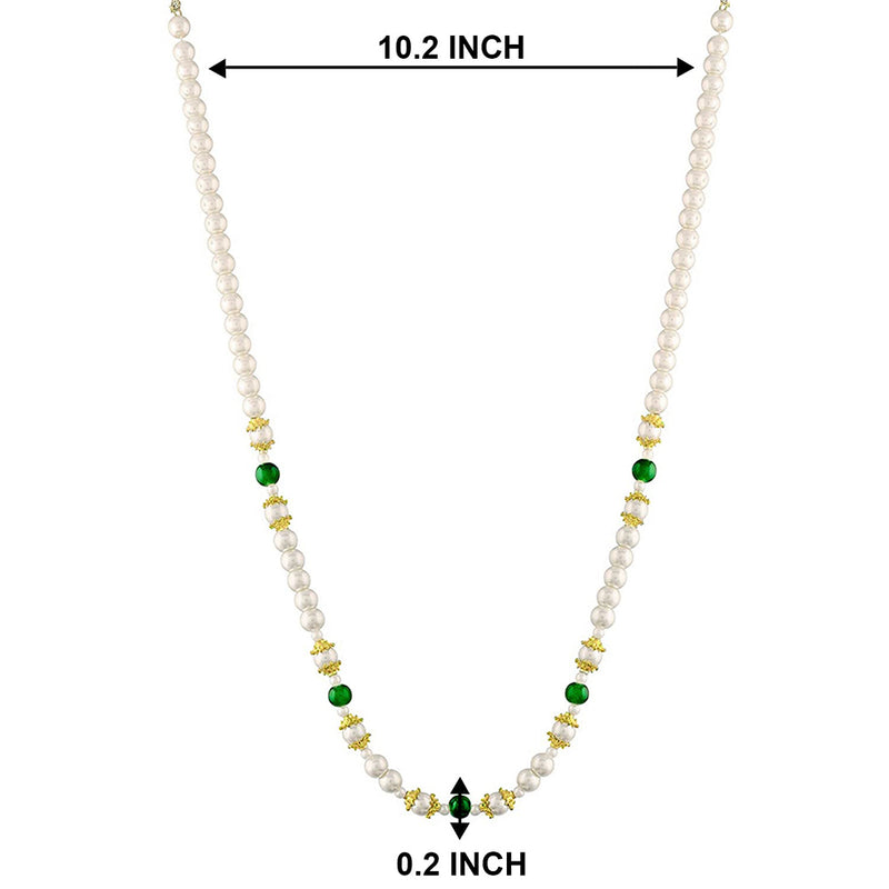 Etnico Gold-Plated   Layered Groom Necklace For Men (Mlp38G)