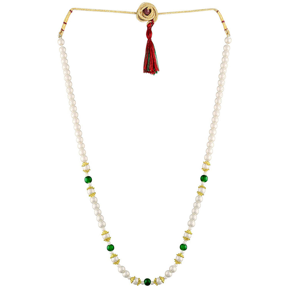Etnico Gold-Plated   Layered Groom Necklace For Men (Mlp38G)