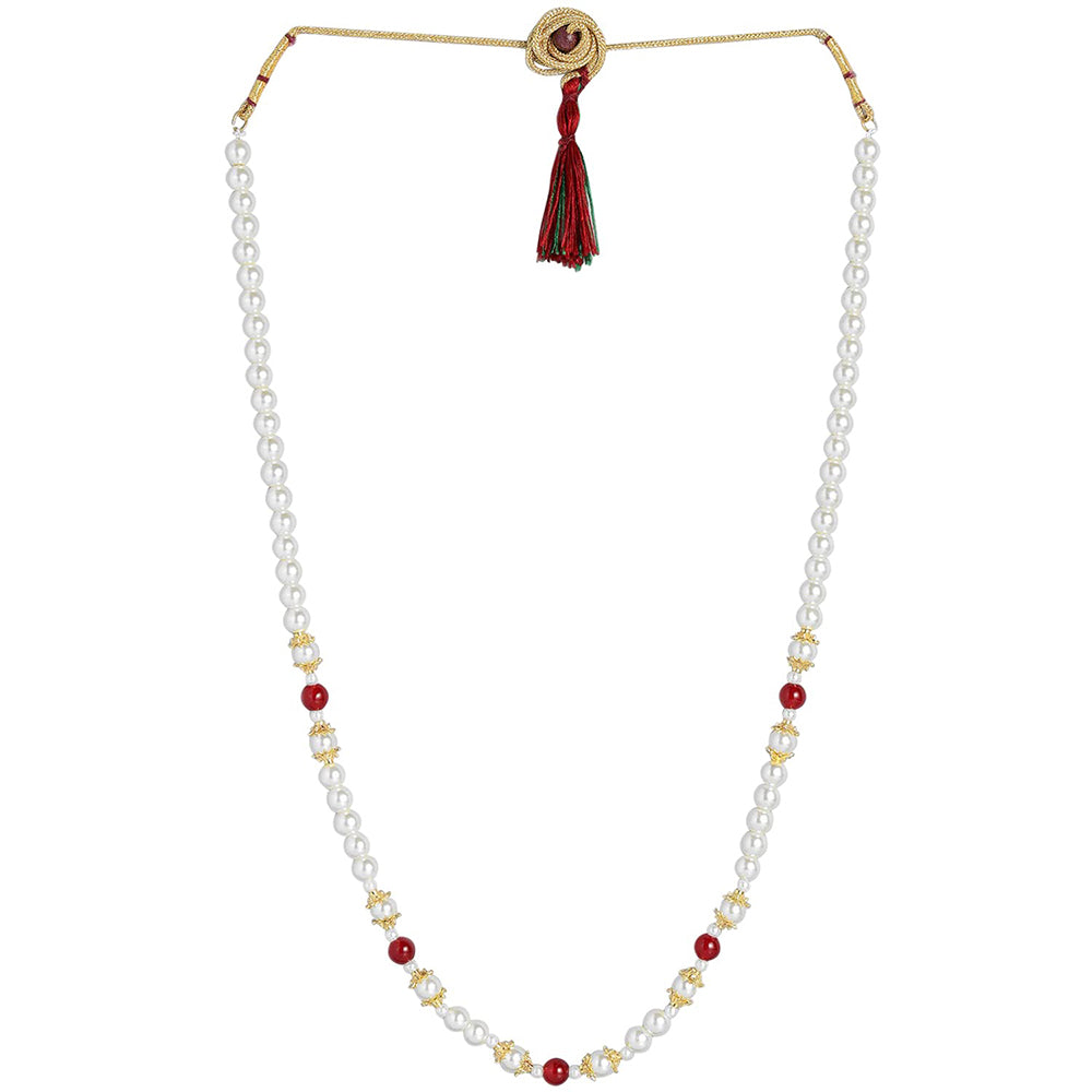 Etnico Gold-Plated Layered Groom Necklace For Men (Mlp38M)