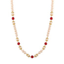 Etnico Gold-Plated Layered Groom Necklace For Men (Mlp38M)
