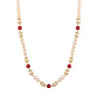 Etnico Gold-Plated Layered Groom Necklace For Men (Mlp38M)