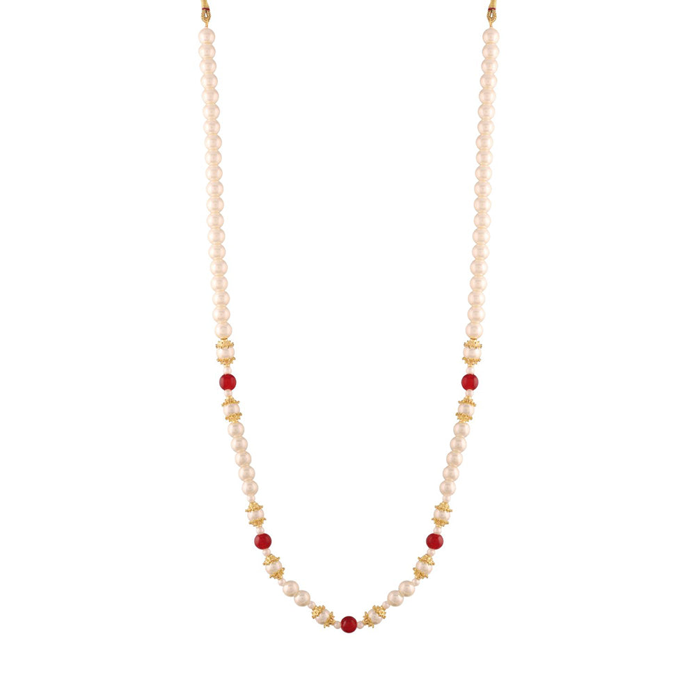 Etnico Gold-Plated Layered Groom Necklace For Men (Mlp38M)