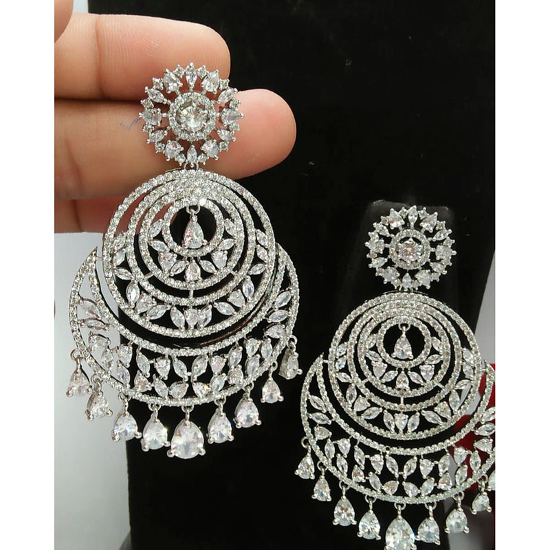 Manisha Jewellery American Diamond Dangler Earrings