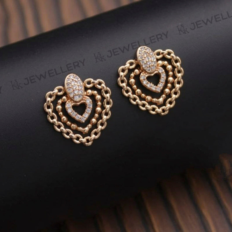 Manisha Jewellery American Diamond Stud Earrings -MNEAR162