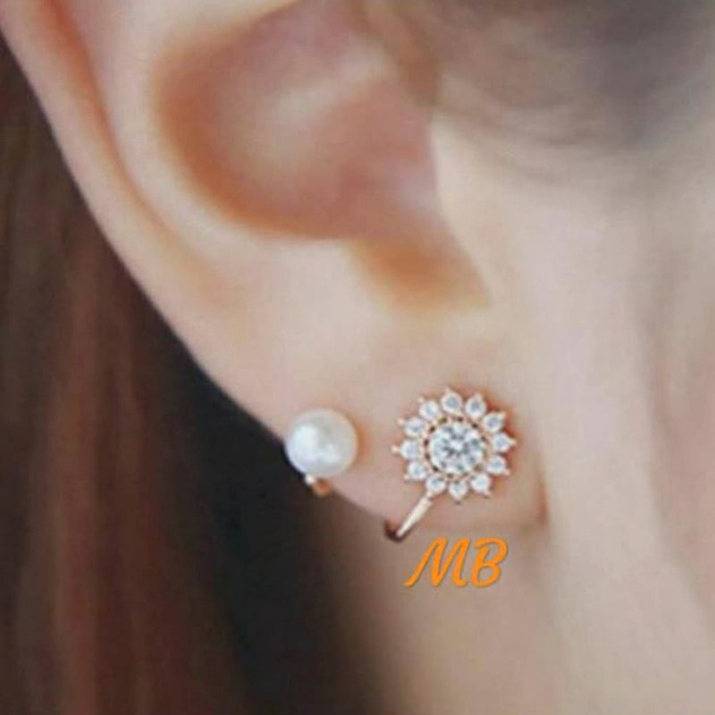 Manisha Jewellery American Diamond Stud Earrings -MNEAR168