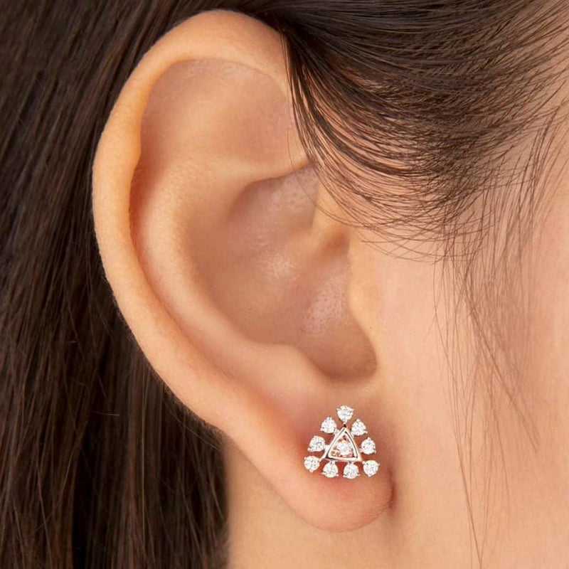 Manisha Jewellery American Diamond Stud Earrings -MNEAR171