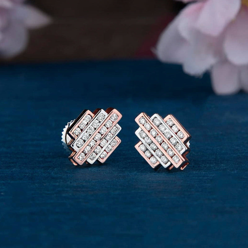 Manisha Jewellery American Diamond Stud Earrings -MNEAR172