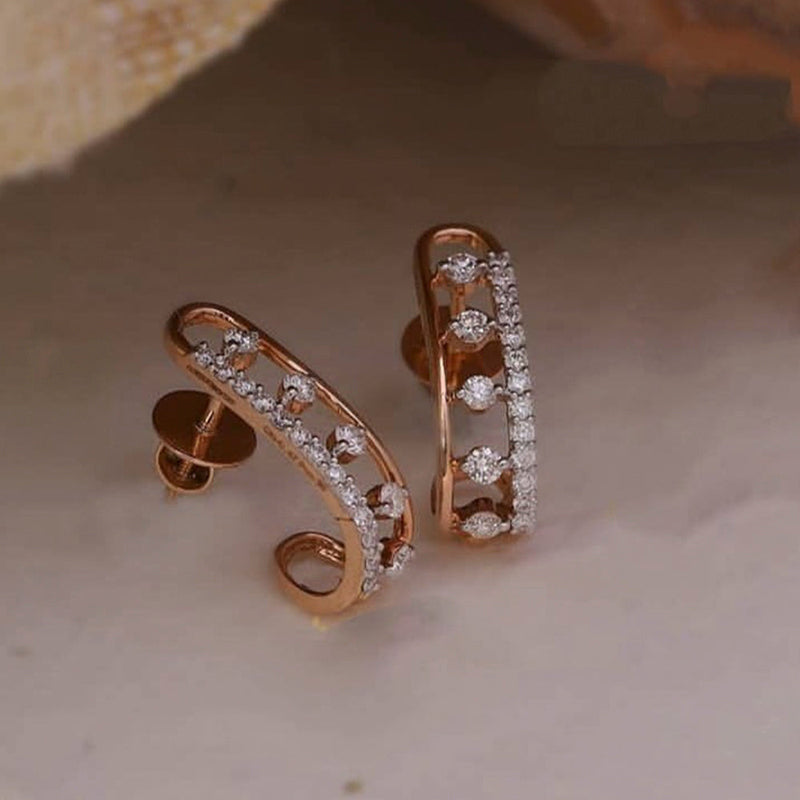 Manisha Jewellery American Diamond Stud Earrings -MNEAR173