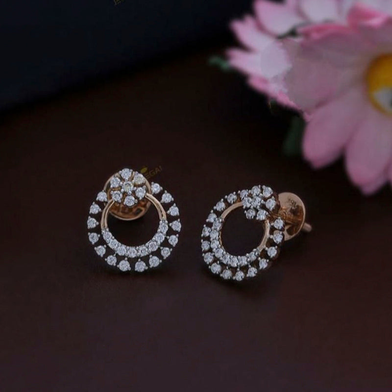 Manisha Jewellery American Diamond Stud Earrings -MNEAR176