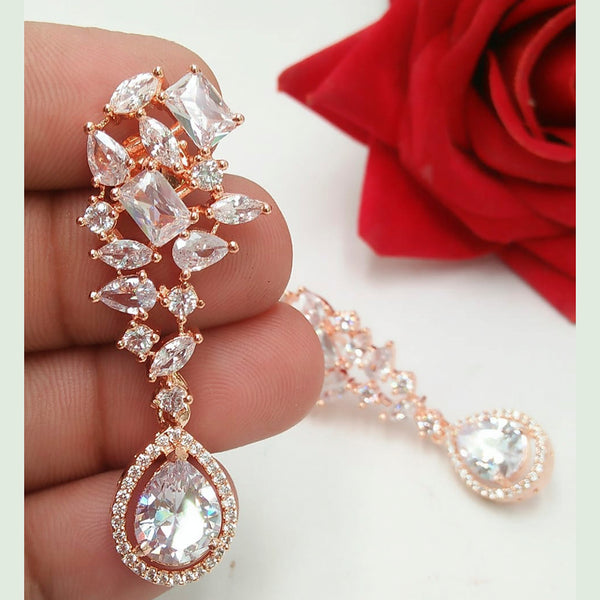 Manisha Jewellery American Diamond Dangler Earrings