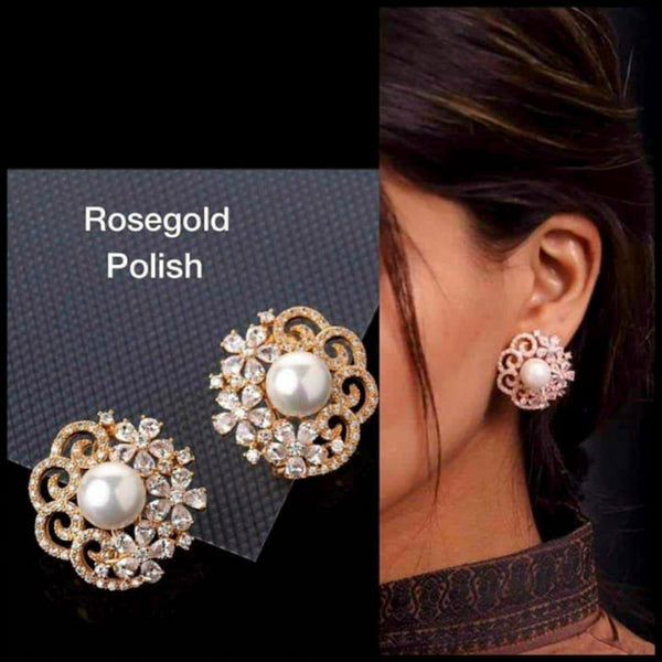 Manisha Jewellery American Diamond Stud Earrings