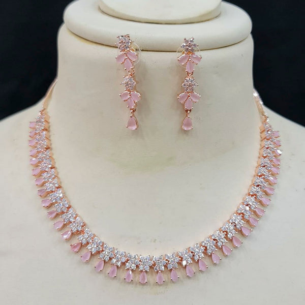 S925 Sterling Silver Drop-Shaped Pink Diamond Necklace for Women - China  Silver Necklace and Necklace price | Made-in-China.com