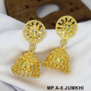 Mahavir Gold Plated Jhumki Earrings