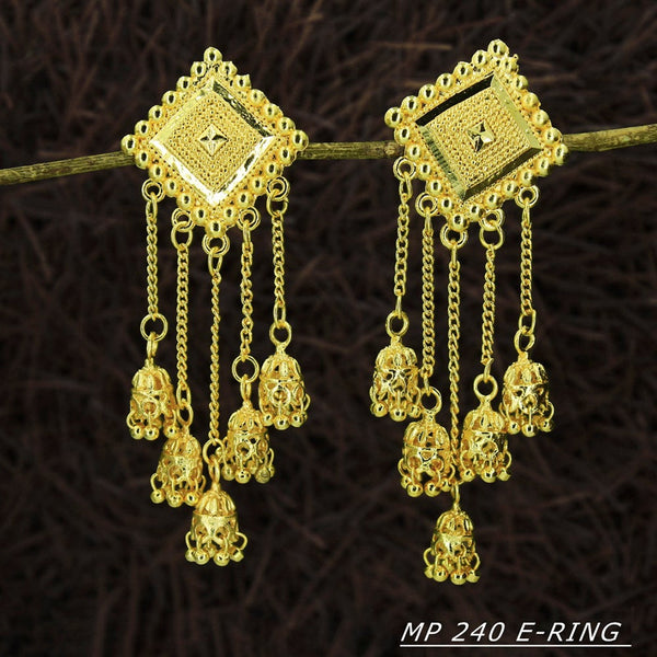 Mahavir Forming Gold Plated Dangler Earrings  - MP 240 E Ring