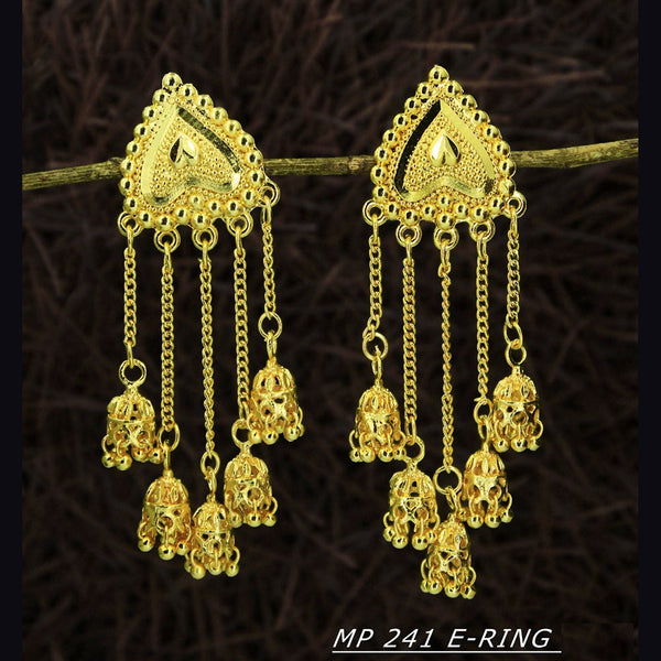 Mahavir Forming Gold Plated Dangler Earrings  - MP 241 E Ring