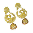 Mahavir Gold Plated Dangler Earrings