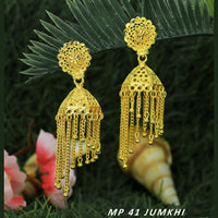 Mahavir Forming Gold Plated Jhumki Earrings  - MP 41 Jumkhi