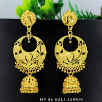 Mahavir Forming Gold Plated Dangler Earrings  - MP 86 Bali Jumkhi