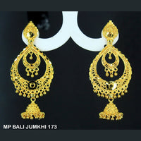 Mahavir Forming Gold Plated Dangler Earrings  - MP Bali Jumkhi 173