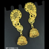Mahavir Forming Gold Plated Jhumki Earrings  - MP E RING 110