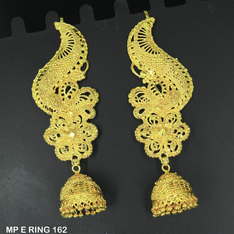 Earrings & Studs | Bareli Ki Jhumka Golden & Ad Stone Ear Ring Combos |  Freeup