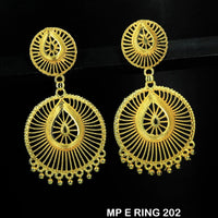 Mahavir Forming Gold Plated Dangler Earrings  - MP E Ring 202